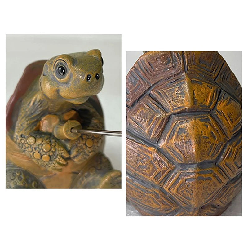 Figura de tortuga pescadora – Un toque simpático para tu jardín 🌿