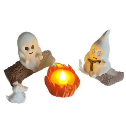 Juego de Decoración Fantasma para Fogata de Halloween 👻