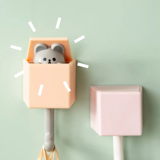 Ganchos adhesivos de gatitos – ¡Ordena tu casa con ternura! 😻