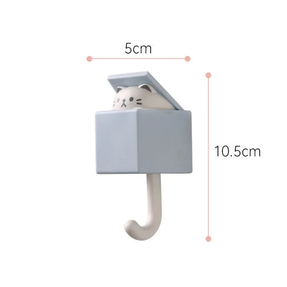 Ganchos adhesivos de gatitos – ¡Ordena tu casa con ternura! 😻