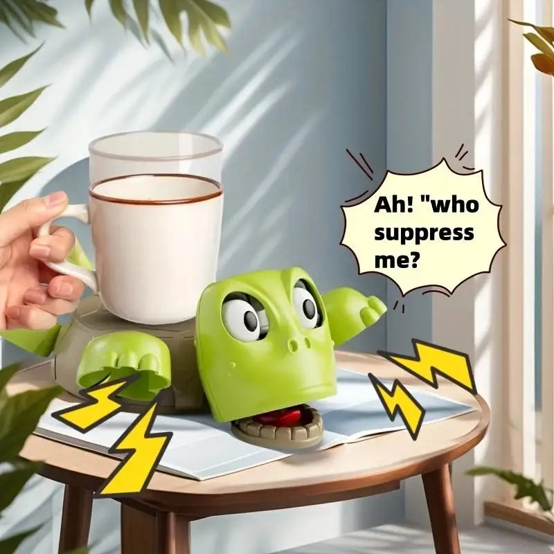 Posavasos Tortuga 3D con cara divertida – ¡El guardián de tu café! ☕