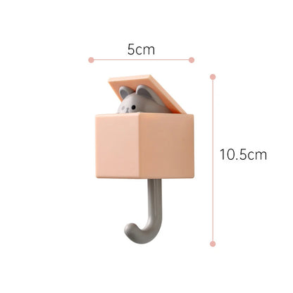Ganchos adhesivos de gatitos – ¡Ordena tu casa con ternura! 😻