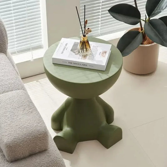 Mesa auxiliar con almacenamiento – Diseño creativo y ligero
