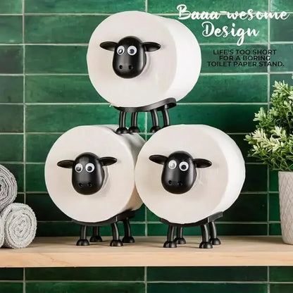 Porta rollos de papel higiénico “Oveja” – Dale humor y estilo a tu baño 🚽