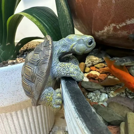 Estatua colgante de tortuga – Detalle artesanal para tu hogar y jardín 🌿