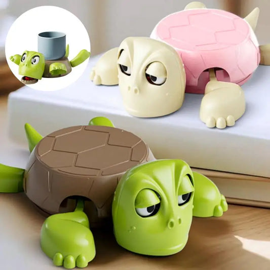 Posavasos Tortuga 3D con cara divertida – ¡El guardián de tu café! ☕