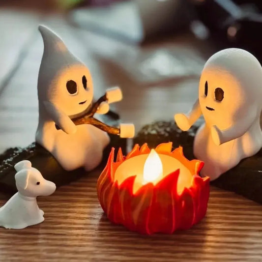 Juego de Decoración Fantasma para Fogata de Halloween 👻